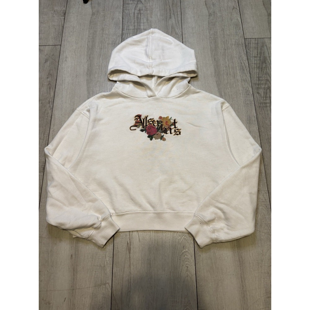 all saints women Rate Lorna Pippa Crop Sweatshirt Size‎ M
